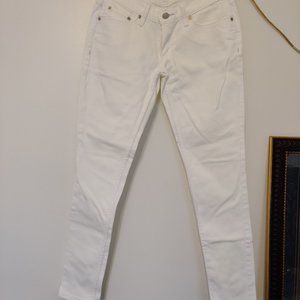 Levi's white jeans